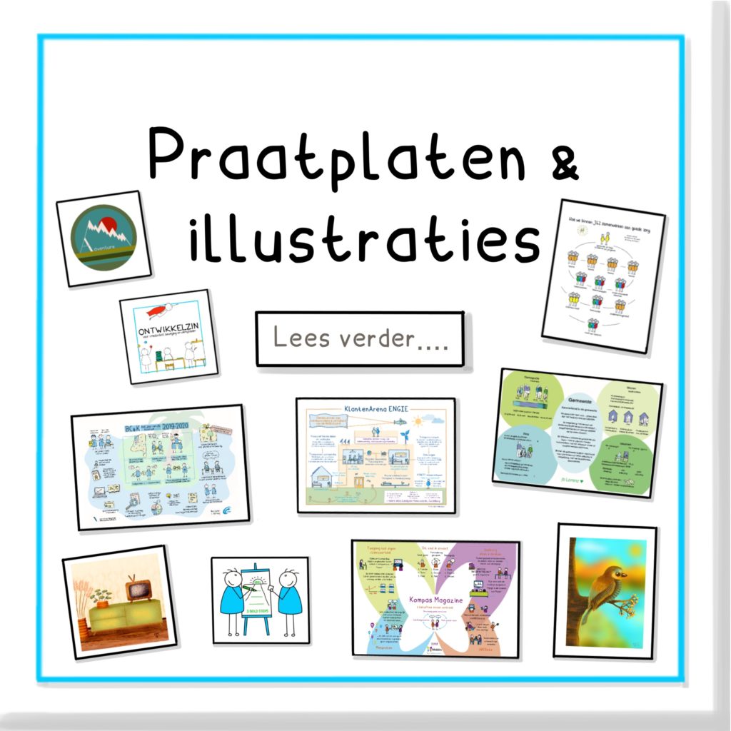 Praatplaten en illustraties