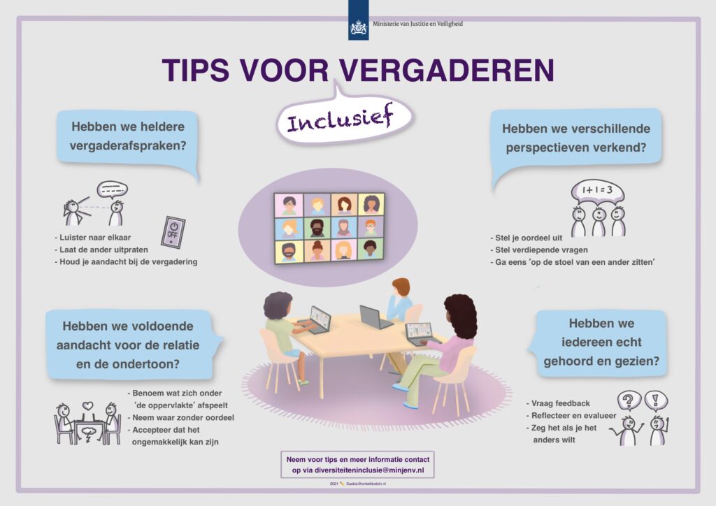 Tips voor inclusief vergaderen